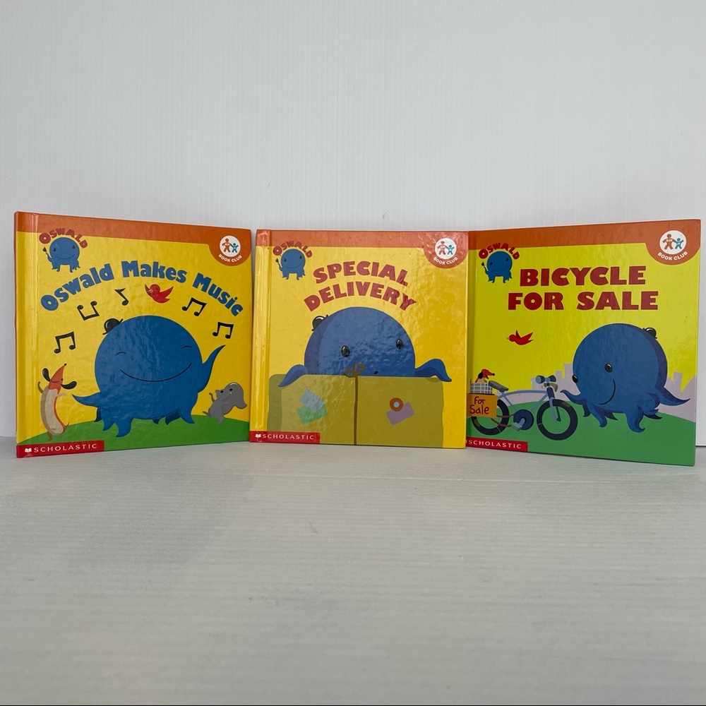 Lot of 3 Oswald Hard Cover Scholastic learning (Nick Jr. Book). - Picture 2 of 6
